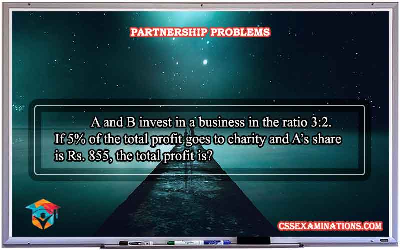 Solved | A And B Invest In A Business In The Ratio 3:2